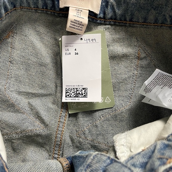 H&M‎ Wide Flare Jeans NWT - Picture 4 of 10